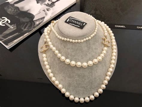 replica chanel pearls|faux chanel jewelry website.